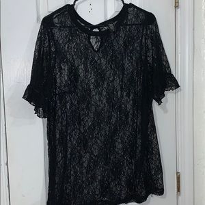 3X TORRID LACE BLOUSE